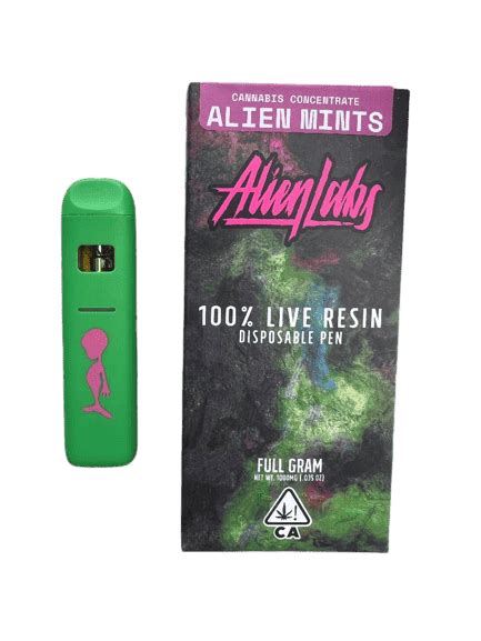 Alien Labs Alien Mints Live Resin Disposable Disposable Cart