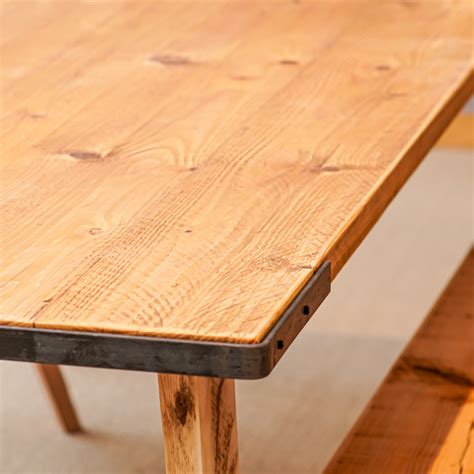 Reclaimed Scaffold Board Dining Table Top The Scaff Shop
