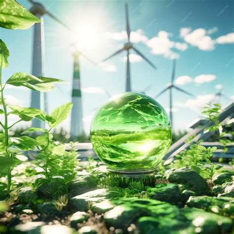 Premium Photo | Energy and power icons sustainable development and