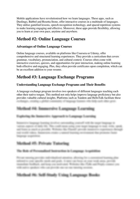 SOLUTION: The top 10 methods for learning foreign languages in 2023