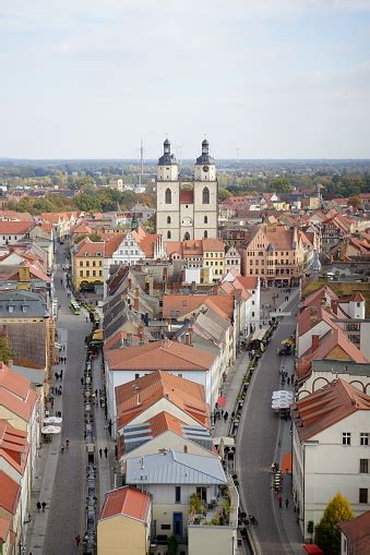 View Over Wittenberg Old Town Panoramic View Of Lutherstadt Wittenberg ...