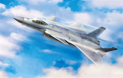 Wallpaper China, unobtrusive, multi-role fighter, Chengdu J-20, PLA, PLA Air Force J-20 Mighty ...