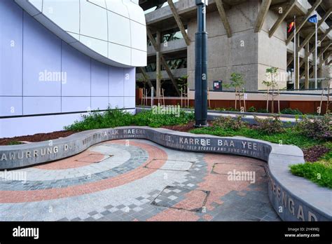 Outside Area Of The Geelong Arts Centre Featuring Wadawurrung Language