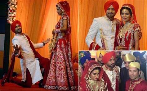 Don T Miss Harbhajan Singh And Geeta Basra S Wedding Pictures Koimoi