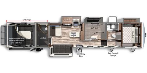 2021 Dutchmen Voltage Triton 4271 Toy Hauler Specs