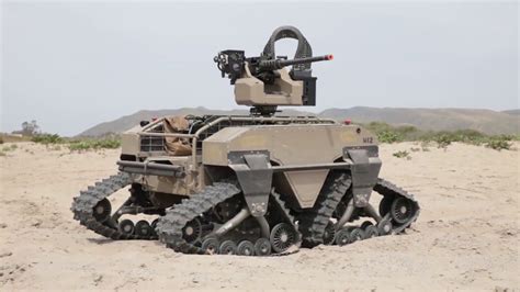 Armed Unmanned Ground Vehicles Ugvs Robots Military And Aerospace