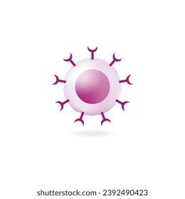 T Cell T Cell Icon Helper Stock Vector Royalty Free