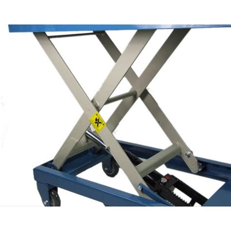 Hydraulic Lift Cart 660 Lb Cap 30 Max Height 332 X 204 Table