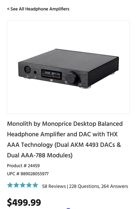 To a deserving audiophile - free Monolith 788 THX AAA - Thread Gallery ...
