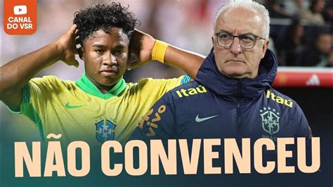 POR QUE DORIVAL CONVOCA ENDRICK YouTube