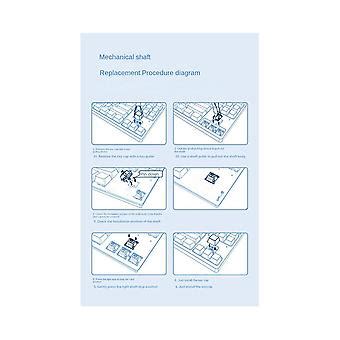 Gray Wood Shaft V Hot Swappable Linear Shaft Body Pin Mechanical Keyboard Shaft Body Diy