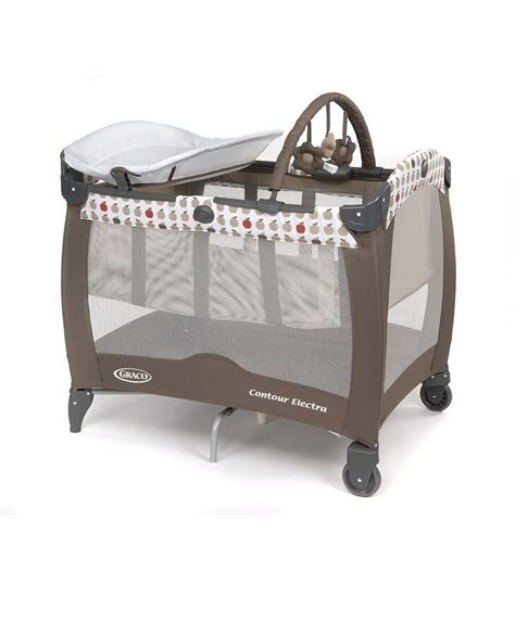 Graco Contour Electra Bassinet With Napper Travel Cot Bear Friends