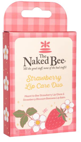 Naked BEE Strawberry Lip Care Duo