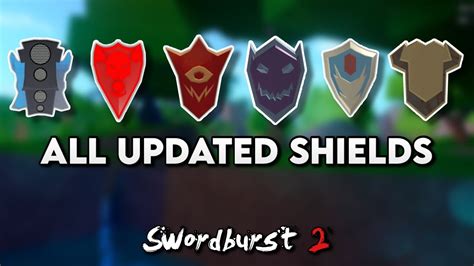 Swordburst 2 ALL Updated Shields Showcase Roblox Swordburst 2 YouTube