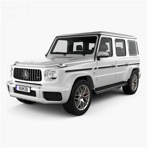 Mercedes Benz G Class W463 Single Cab Chassis 2017 3D Model 129