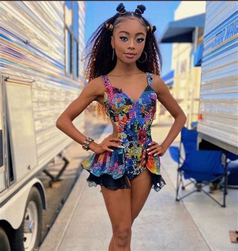 Pin By Naomi Higgins 🌻 On Dwts Skai Jackson Ballroom Dress Dancing