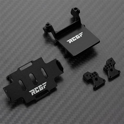 124 Axial Scx24 Battery Tray Esc Tray Rear Shock Tower Upgrades Black