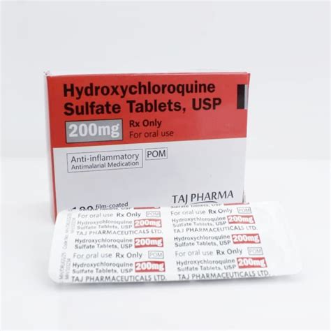 Hydroxychloroquine Sulfate Tablets 200mg Manufacturer Supplier Exporter