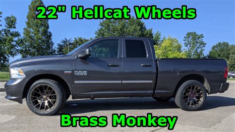 2018 Ram 22 Hellcat Brass Monkey Wheels Topline Replica V1180