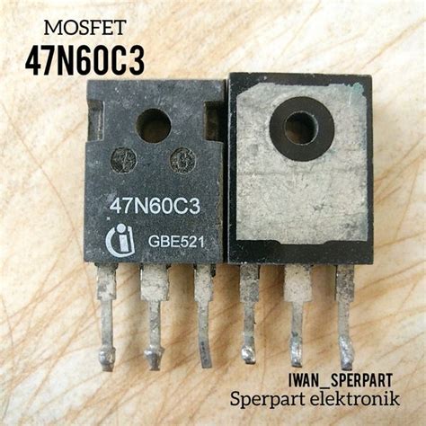 Jual MOSFET 47N60C3 47N60 47A 600V Di Lapak ISElektronik Bukalapak