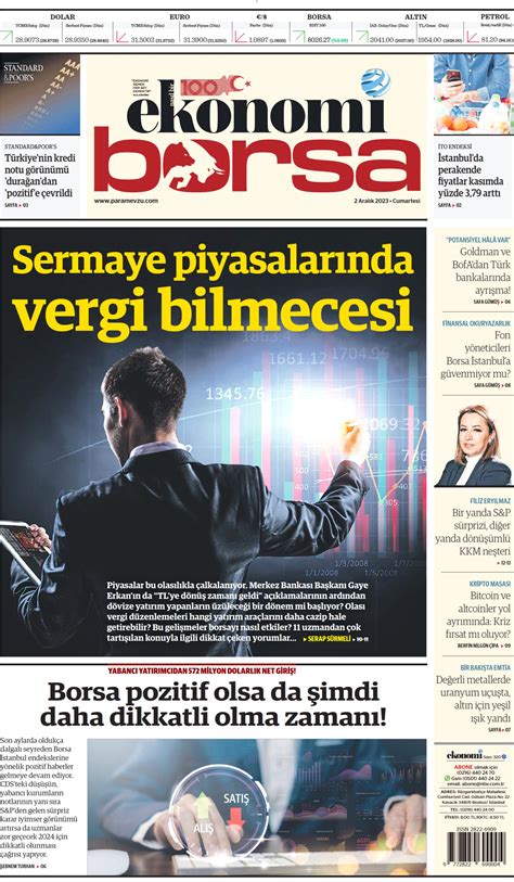 Nas L Bir Ekonomi Gazetesi Aral K Cumartesi G N Man Eti