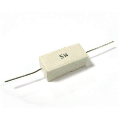 ขาย รีซิสเตอร์ 5 วัตต์ 1K โอห์ม Resistor 5W 1K OHM 5W1KJ ราคา 5.00 บาท ...