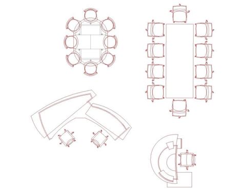 Mobilier de bureau à toutes fins 7 dwg Thousands of free AutoCAD