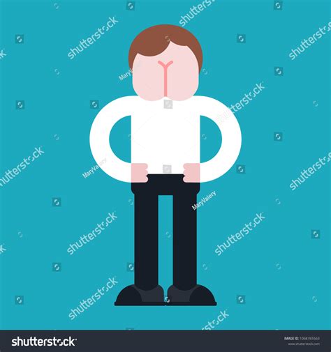 Ass Face Asshole Man Vector Illustration Shutterstock