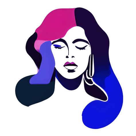 Female Face Graphic · Creative Fabrica