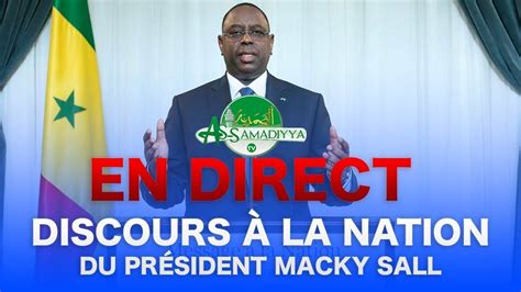 En Direct Touba Direct E Mandat Suivez Le Discours La Nation