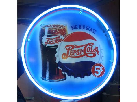 Pepsi Neon Sign At Kansas City Spring 2012 As Z323 Mecum Auctions