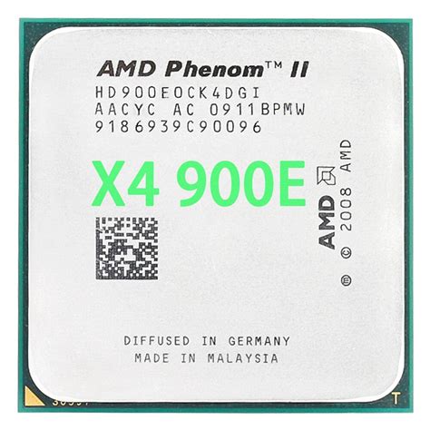 AMD Phenom II X4 900E CPU Processor Quad-CORE ( 2.4Ghz/ 6M /65W ...