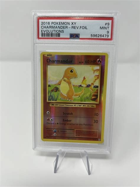 Pokemon Xy Evolutions Charmander Rev Foil Psa Values Mavin