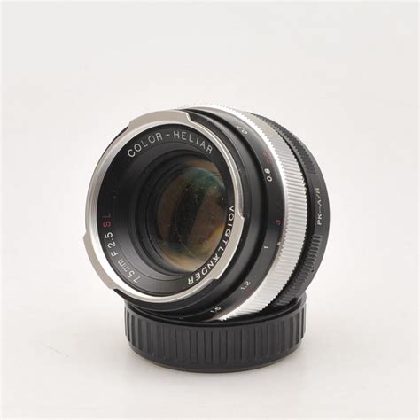 Voigtländer Color Heliar 75mm F25 Sl Voor Pentaxricoh De Wit Cameras