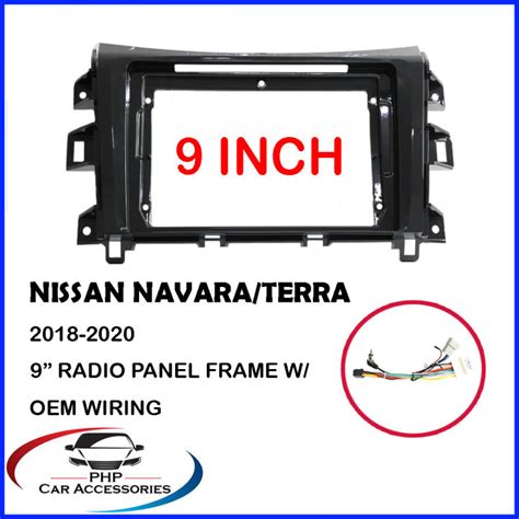 Inch Car Fascia For Nissan Navara Terra Head Unit Fascia