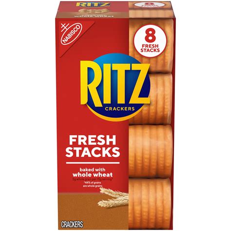 Ritz Fresh Stacks Whole Wheat Crackers Count Oz Walmart