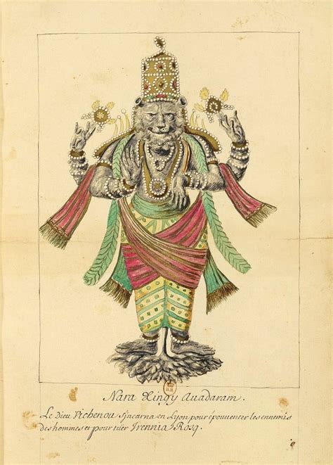 Hinducosmos Narasimha Avatara Indian Gods One Album Of 34