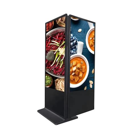 Inch Indoor Super Slim Digital Standee Advertising Display Screen