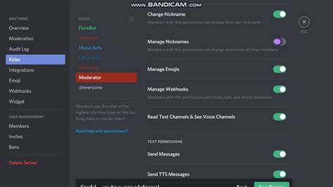 How To Do Roles And Name For Your Discord Server Youtube