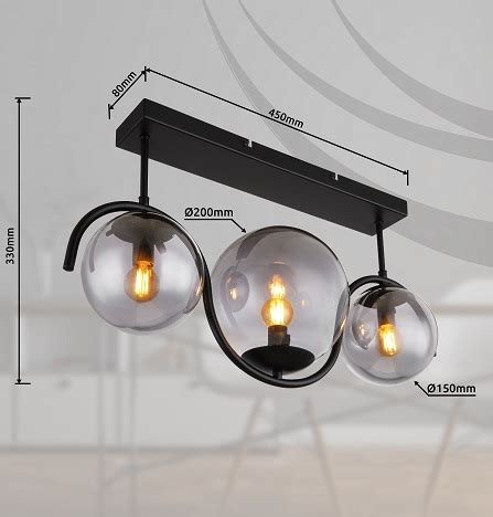PORRY PLAFONSKA LAMPA 15869-3D GLOBO | Rasveta Wlight