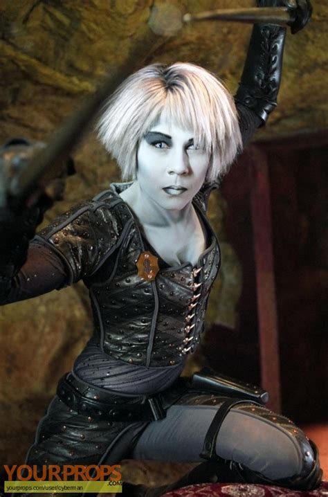 Farscape CHIANA'S LEATHER STUDDED PANTS. original TV series costume