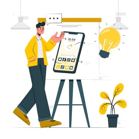Free Vector Product Presentation Concept Illustration