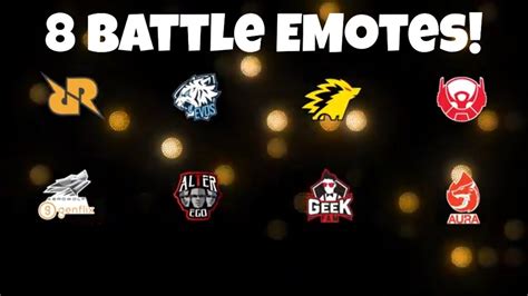 Mobile Legends Battle Emotes For 8 Professional Team In Indonesia