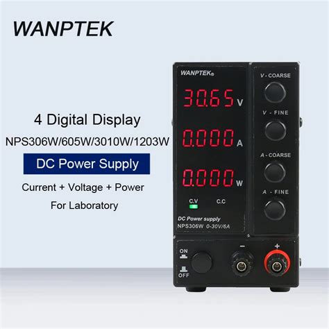 Nps306w/605w/3010w/1203w 4 Digital Display Adjustable Dc Power Supply ...