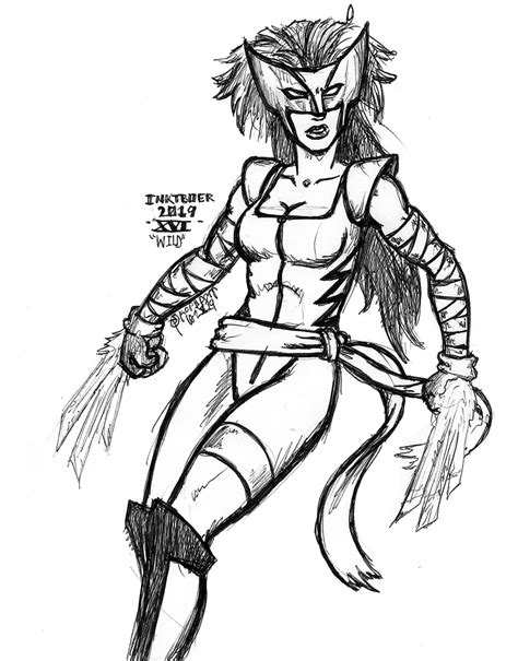 Inktober Xvi Wild By Korblborp Hentai Foundry