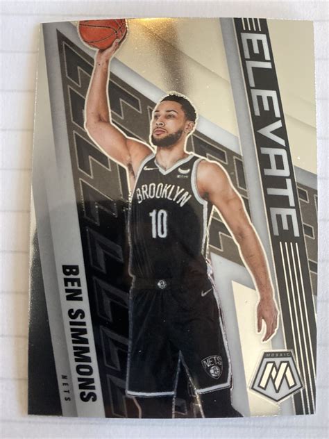 2021 22 Panini Mosaic Elevate 12 Ben Simmons EBay