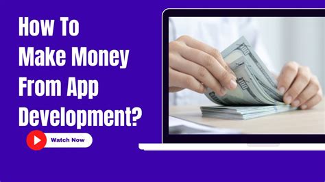 How To Make Money From App Development Youtube