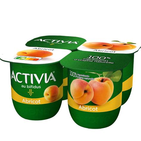 Yaourt Au Bifidus L Abricot Activia X G La Belle Vie