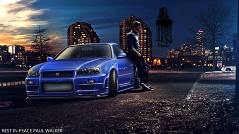 Paul Walker Fast And Furious Furious 7 Nissan Skyline GT R R34 Car ...