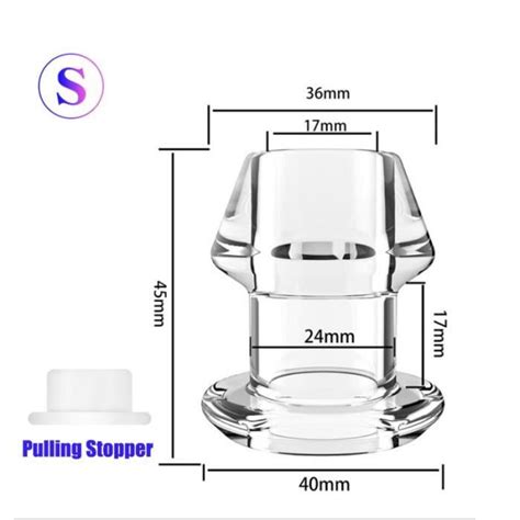 Plug Anal creux pour la douche de lavement énorme godemiché dilatateur Anal masseur de